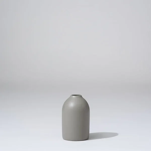 Marmoset Found Ceramics | Decorating | Cocoon Vase, Dove Grey, Small