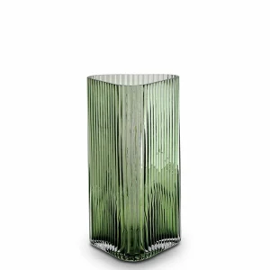 Marmoset Found Vases & Vessels | Glass Vases | Profile Vase Green (M)